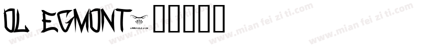 OL Egmont字体转换